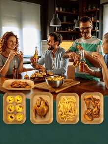 50/100pcs Cooking Mats, Non-Stick Oven Liners, Disposable Air Fryer Basket Paper, Home Oil Separation Mats, Heat-Resistant Square Cooking Paper, Air Fryer Inner Liners, Pastry Making, Cooking Tools, Pastry Paper, Home Dining Essentials, Suitable For Frying, Baking And Microwave, Multi-Purpose Air Fryer Mats, Cake Making Essential Mats, Oil Filtering Mats For Fried Snacks And Desserts - Multicolor - View 6
