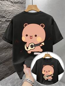 Men T-Shirts - Black - View 4