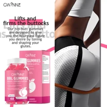 2PCS Gwynne Fenugreek Woman Curves Enhance Your Bust And Buttocks 60 Soft Candies Natural Flavor Gifts For Mother's Day - 2pcs - 查看 6