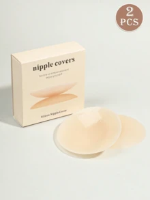 Cache-tétons en silicone réutilisables, coussinets de poitrine auto-adhésifs invisibles, convenant pour les robes de mariée/robes de bal, les hauts à épaules ouvertes, les robes dos nu, les robes à bretelles spaghetti, les robes moulantes, les hauts transparents, les tenues sans bretelles, les enterrements de vie de jeune fille, les voyages - Multicolore - Voir 8