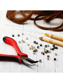 3pcs/5pcs Hair Extension Pliers, Nano Ring Clip-In And Removal Tool - View 4