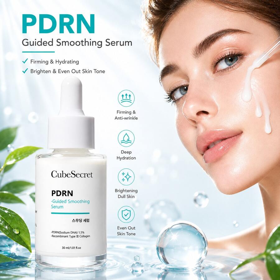 夏日光彩 PDRN 滋养精华 | 蕴含人参和胶原蛋白，保湿抗皱，紧致肌肤 | 提亮肤色，丰盈肌肤 30毫升/1.01 液盎司