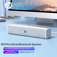 HP WS1Pro Wired Bluetooth Speaker Modern Style Bass Strip Home Speaker Surround Sound High Volume Wired Bluetooth Dual-Mode Computer Audio Original HP Speaker For PC Cellphone Laptop TV - View 13