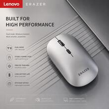 Lenovo ERAZER N320 無線靜音辦公滑鼠，雙模 2.4G 藍牙，相容於電腦、平板、手機藍牙直接連接，隨時隨地工作 - 查看 2