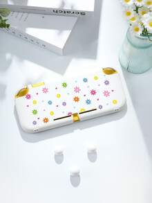 New Switch 2 (2025) Game Console Accessories, 1pc Small Heart & Daisy Flower Print Pattern Protective Case/Cover, Compatible With Switch 2/Switch NS/Switch OLED/Lite, Suitable For Switch 2nd Gen/Switch Game Console Accessories, Full Set Bundle, Storage Bag, Game Card Case, Switch Protective Case, Best Gift For Switch Players - Multicolor - View 20
