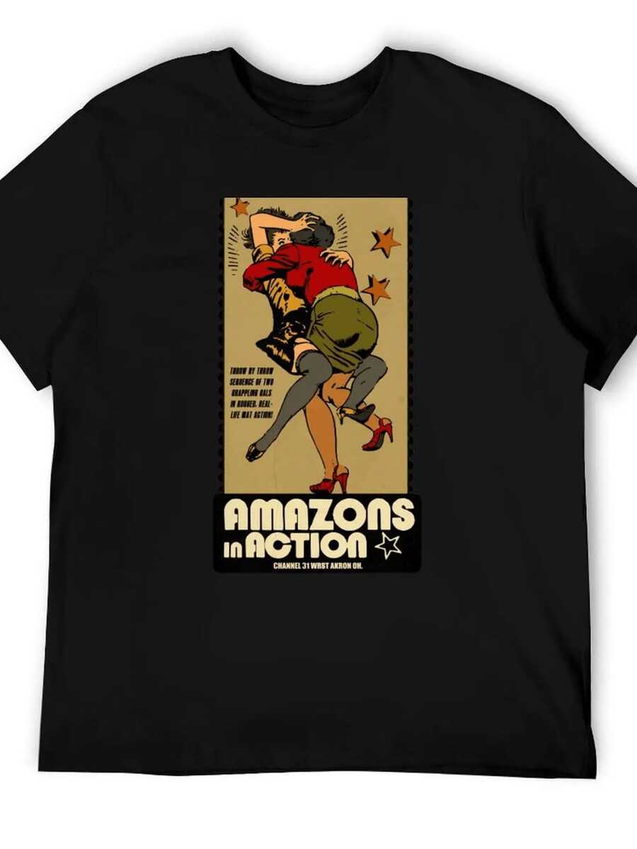 Women's And Men's Casual Graphic T-Shirt, Drop Shoulder, Short Sleeve, Crew Neck, "THE CITY NEEDS ME" Cat Graphic, Loose Fit Retro Tee. - 返回20 - 查看 1