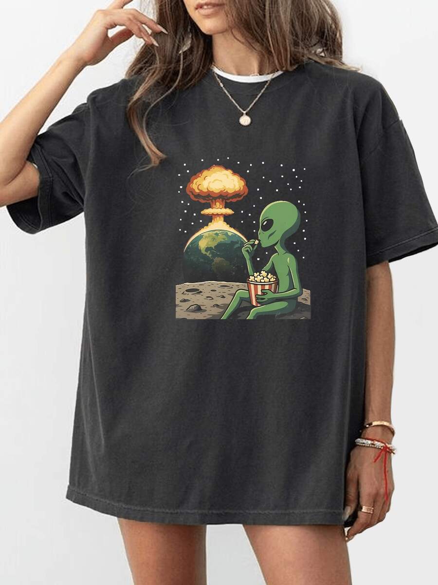 Kvinnor T-shirts - Mörk - Visa 1