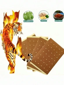 50/30/20/10/5 Peças Adesivos de Aquecimento Flexíveis Naturais, Adequados para Costas, Joelhos, Pescoço e Ombros, Feitos de Ingredientes Herbais Naturais, Leves e Fáceis de Carregar, Convenientes de Usar, Adequados para Uso Doméstico - 1 peça - Visão 2