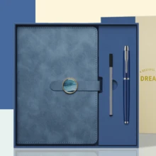Customized Notebook And Fountain Pen Gift Set, Jade Fastener, Personalized Name And Floral Engraving, Retro Monthly Flower Journal, Includes Refills And Gift Box - Multicolor Jade Buckle Book - View 13