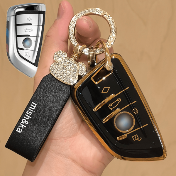 Blade Key Full Coverage Protective Case, Closely Fits Original Buttons, All-Round Protection Against Daily Scratches And Wear, Reinforced Anti-Lost Key Ring Combination, Upgraded Car Accessory, Suitable For Birthday, Anniversary, Valentine's Day, New Year, Christmas, Thanksgiving, Father's Day, Mother's Day, Business Holiday Gifts