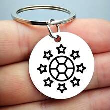 Classic Minimalist Style Pendant Accessory, Stainless Steel Material, Incorporates World Cup Elements, Versatile And Gender-Neutral, Can Also Be Used As A Collar Accessory, Compatible With Most Pet Collars, Practical And Beautiful - Multicolor - View 11