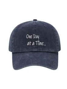 1pc Unisex Printed Vintage Distressed Washed Baseball Cap, Baseball Cap, Sun Hat, Dad Hat, Trucker Hat, Suitable For Daily Outings, Hiking, Vacation, Fishing, Sun Protection - Multicolor - View 8