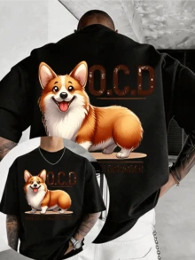 Camisetas masculinas - Preto - Ver 1