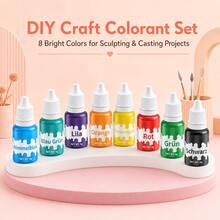 Premium Colorful Liquid Soap Dye, Vibrant Colors, Suitable For Soap Making, Tie-Dye, Candles And DIY Handicrafts, Holiday Party Decorations - 1 Set - View 9