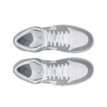 Air Jordan 1 Low 'White Wolf Grey' Aluminum Sneakers Women DC0774-105 - Multicolor - View 5