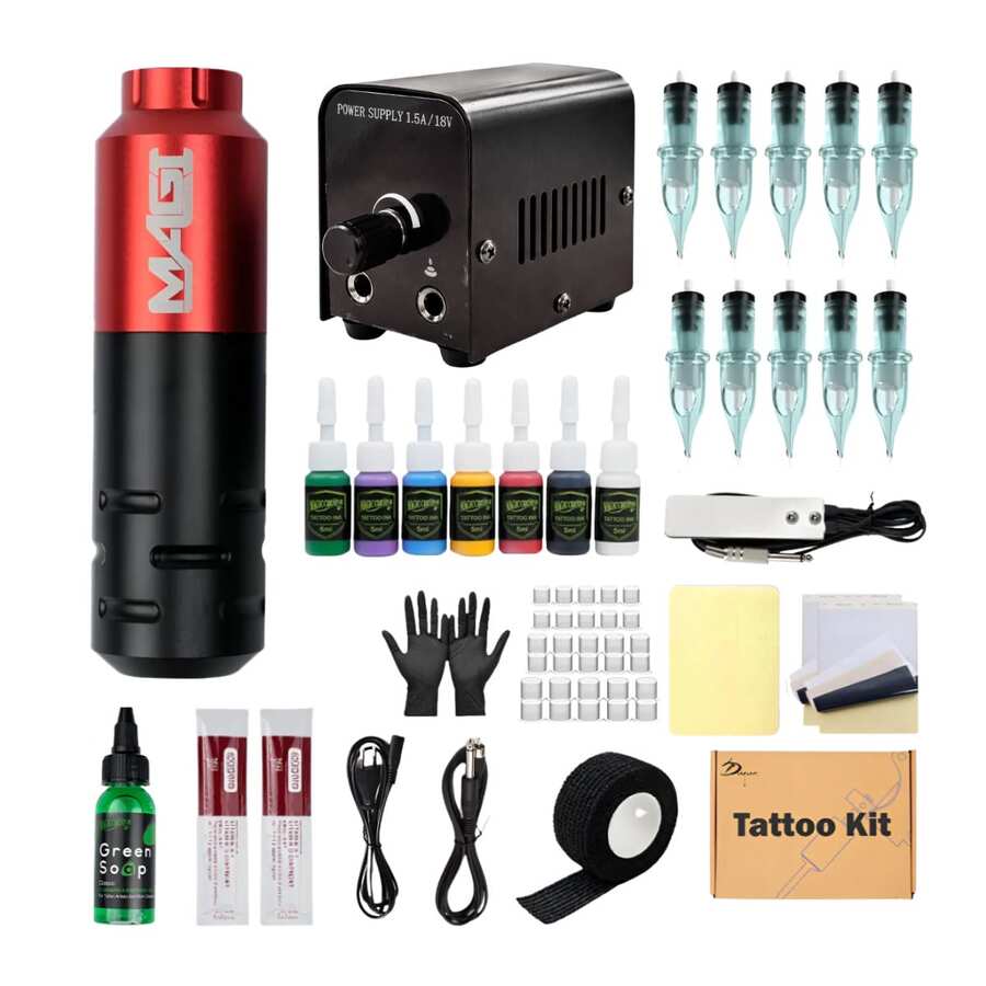 Tattoo Kits - Red - View 1