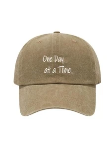 1pc Unisex Printed Vintage Distressed Washed Baseball Cap, Baseball Cap, Sun Hat, Dad Hat, Trucker Hat, Suitable For Daily Outings, Hiking, Vacation, Fishing, Sun Protection - Multicolor - View 6