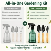 bseah 4pcs Watering Tools Set, Handheld Sprayer + Gardening Shovel Set, Mini Planting Tools Suitable For Balcony Potted Vegetables, Flowers, Seedlings, Indoor And Outdoor Potted Plant Care - Navy Blue - View 7