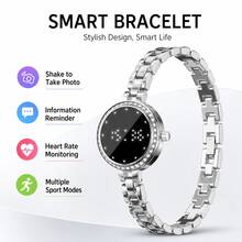 SENBONO Smart Watch Compatible For Women, 2-In-1 Analog & Smart Wristwatch With AI Analysis, Fitness Tracker, Smart Bracelet Compatible For IPhone/Android, Ideal Gift For Women - View 7