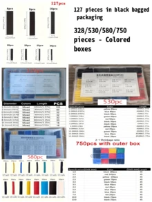 750/580/530/328/127pcs 2:1 Ratio Heat Shrink Tubing Kit - Multi-Color Assortment, Suitable For Industrial, Wire Harness, Wire Management, Electrical & Household Wire Insulation - Multicolor - View 5