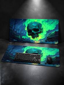 XXL Large Anime Mouse Pad Gaming Desk Mat, Non-Slip Rubber Base Waterproof, Suitable For Computer Office Desk Gaming Players Birthday Holiday Gift Mouse Keyboard Pad - View 7