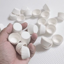 Mini Cake Paper Cups, Baking Small Paper Cups, Small Cake Paper Cup Liners, Baking Molds, Disposable Cake Paper Cups - White - View 5