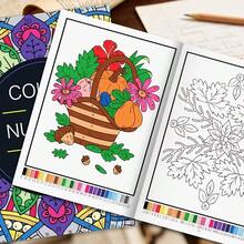 Color By Numbers Mandala Coloring Book For Adults And Teens, An Engaging Adult Version Of A Mandala Number Coloring Book, Designed Specifically For Relaxation And Unwinding. It's The Perfect Holiday Or Birthday Gift For Yourself Or A Friend - Multicolor - View 4