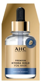 Made In Korea & Original Import AHC Premium Hydra Gold Foil Mask(AD4) 25g*5ea Imported Korean Skin Care Products - 5pcs - View 2