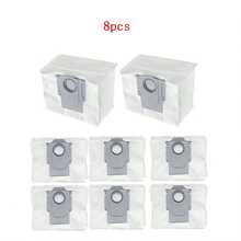 SMEGGEMS Disposable Vacuum Dust Bags For Robot Vacuum Cleaner, Easy Installation, Large Capacity, Compatible With S8+, S8 Pro Ultra, Q7 Max+/Max, Q5 Max+, S7 Pro Ultra, Q5, Q5+, Q7, S7 MaxV Ultra And More Robot Vacuum Models, 3.5L - Universal Fit - View 9