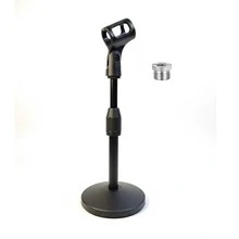 Desktop Microphone Stand Support Adjustable Metal Table Mic Bracket Holder With 5/8" To 3/8" Screw For Blue Snowball Spark - one-size - View 6