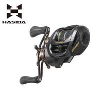 HASIDA MS-X 5th Gen Baitcasting Reel Patented Levitation Magnetic Braking System Tangle-Free Fishing Reel Lightweight Design - Gold - View 2