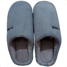 Women's Slipper/Bedroom Slipper With TPR Rubber Sole REF.: PTF06-149 - 灰色 - 查看 3