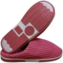 Women's Slipper/Bedroom Slipper With TPR Rubber Sole REF.: PTF06-149 - 深粉紅色 - 查看 5