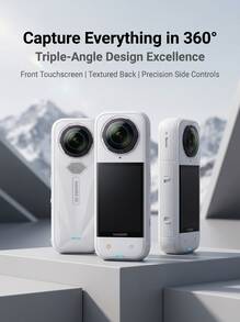 Insta360 X5 Panoramic Action Camera, 8K High Definition, Image Stabilized And Waterproof, Motorcycle Riding Handheld Camera, Vlog Travel Pocket Camera, Multiple Kits Available - View 5