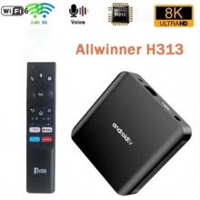 Q96 OHP TV98 ATV Plus 智能电视盒，Android 14 系统，全志 H313 芯片，支持 4G/5G 双频 WiFi，可播放 6 个频道的 4K 高清媒体播放器，内置 2GB 内存和 16GB 存储空间，支持 IPTV。 - 黑色 - 查看 3