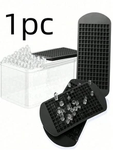 This Compact Square Silicone Ice Tray (160 Compartments) Has Excellent Cold Resistance And Durability. It Is Suitable For Making Ice Cubes And Pudding, Making It Easy To Use At Home, Bars, And Other Places - Multicolor - View 12