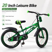 20 Inch Carbon Steel Bicycle, Green Priority Random Delivery, Sports Leisure Pedal Bike, Suitable For Daily Riding/Outdoor Travel/Short Distance Commuting - Multicolor - View 4