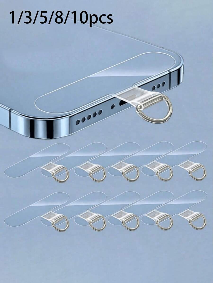 1/3/5/8/10pcs 360° Rotatable Universal Phone Lanyard Clip, Replacement Phone Lanyard Accessory Compatible With All Full-Coverage Phone Cases - Multicolor - View 1