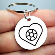 Classic Minimalist Style Pendant Accessory, Stainless Steel Material, Incorporates World Cup Elements, Versatile And Gender-Neutral, Can Also Be Used As A Collar Accessory, Compatible With Most Pet Collars, Practical And Beautiful - Multicolor - View 4