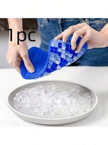 This Compact Square Silicone Ice Tray (160 Compartments) Has Excellent Cold Resistance And Durability. It Is Suitable For Making Ice Cubes And Pudding, Making It Easy To Use At Home, Bars, And Other Places - Multicolor - View 11