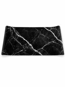 XXL Extended Black Marble Pattern Mouse Pad, Minimalist Business Aesthetic Desk Mat, Waterproof Easy-To-Clean Surface, Smooth Mouse Control Without Scratching Hands, Non-Slip Rubber Base Stable And Durable, Not Easy To Fray, Father's Day Graduation Gift, Suitable For Home Office Study Computer Desk, Desk Mouse Pad, Mouse Keyboard Pad - View 5