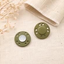 10pcs Colorful Round Magnetic Snap Buttons Set, Sew-On Metal Press Stud Fasteners For Clothes Bags DIY Sewing Accessories Replacement Buckles - 10pcs - View 34
