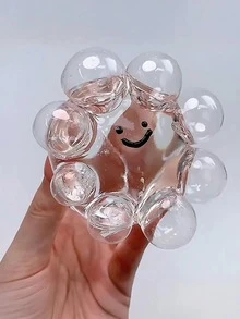 1 cái đồ chơi xả stress bóp chậm hồi hình mặt cười dễ thương bằng pha lê trong suốt maltose, mini cầm tay, phù hợp cho trẻ em và người lớn, dùng làm phần thưởng lớp học, quà tặng văn phòng, quà tiệc sinh nhật hoặc quà lễ tết - Nhiều màu - Xem 12