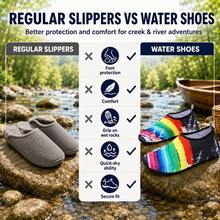 经典黑色运动鞋，饰以彩虹渐变条纹和帆船图案，一脚蹬设计，透气防滑，经久耐穿，适合居家瑜伽、有氧运动、普拉提、沙滩、户外健身、溪流涉水等多种场合。 - 黑色 - 查看 3