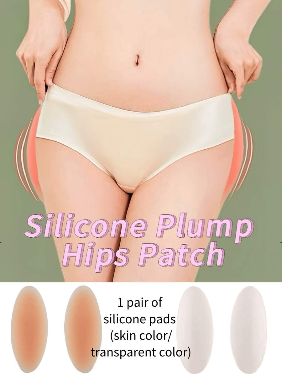 1 Pair/2 Pairs Multi-Purpose Silicone Pads, Used To Enhance Hip Muscle Strength And Shape Body, Also As Calf Filler Pads, Suitable For Women Of All Body Types. - Multicolor - View 1