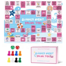 SUMMER NIGHT FEST 2-8人究極派對桌遊，快節奏趣味挑戰與話題啟動，適合生日、晚餐與社交聚會，優質家庭遊戲之夜首選 - 粉色 - 查看 1