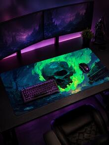 XXL Large Anime Mouse Pad Gaming Desk Mat, Non-Slip Rubber Base Waterproof, Suitable For Computer Office Desk Gaming Players Birthday Holiday Gift Mouse Keyboard Pad - View 1