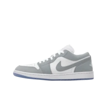 Air Jordan 1 Low 'White Wolf Grey' Aluminum Sneakers Women DC0774-105 - Multicolor - View 3
