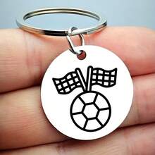 Classic Minimalist Style Pendant Accessory, Stainless Steel Material, Incorporates World Cup Elements, Versatile And Gender-Neutral, Can Also Be Used As A Collar Accessory, Compatible With Most Pet Collars, Practical And Beautiful - Multicolor - View 12