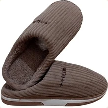 Women's Slipper/Bedroom Slipper With TPR Rubber Sole REF.: PTF06-149 - 摩卡棕 - 查看 9